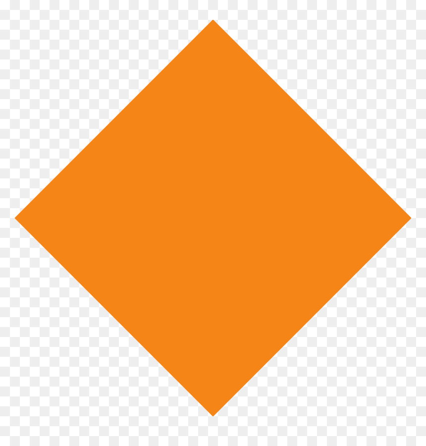 Diamond Clipart Diamond Shape - Imagenes De Rombo Anaranjado, HD Png Download - diamond clipart png