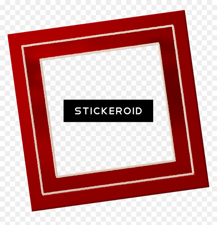 Transparent Red Frame Png - Carmine, Png Download - red border png