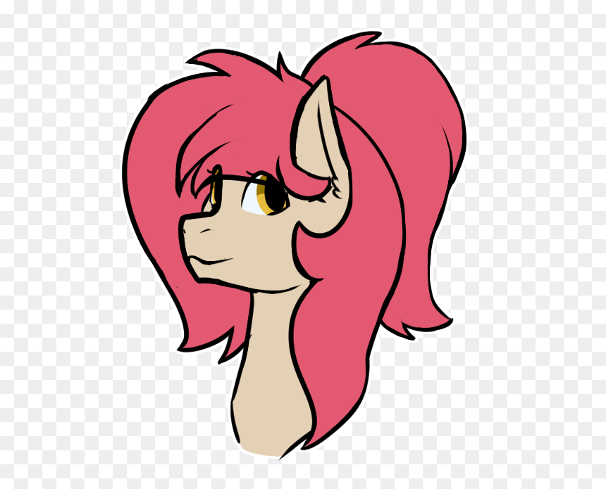 Cartoon, HD Png Download - ponytail png