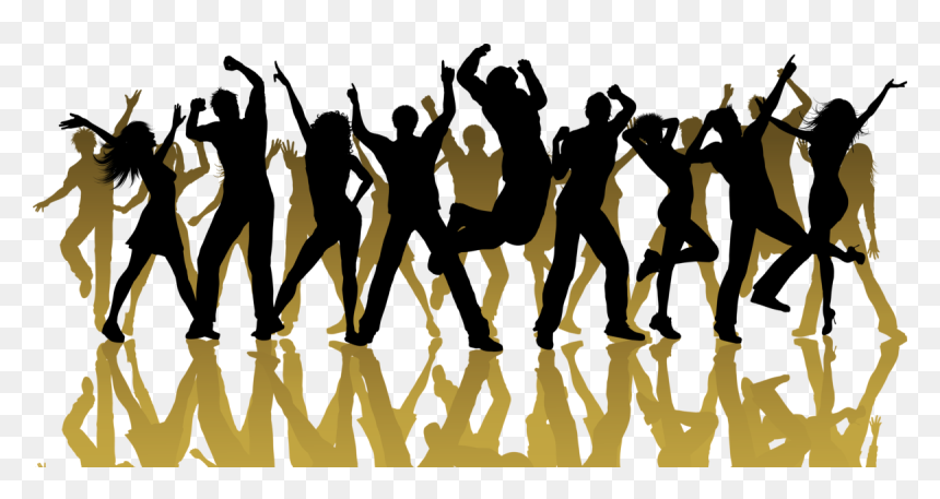 Group Dance Silhouette Png , Png Download - Dancing People Silhouette Png, Transparent Png - dance silhouette png