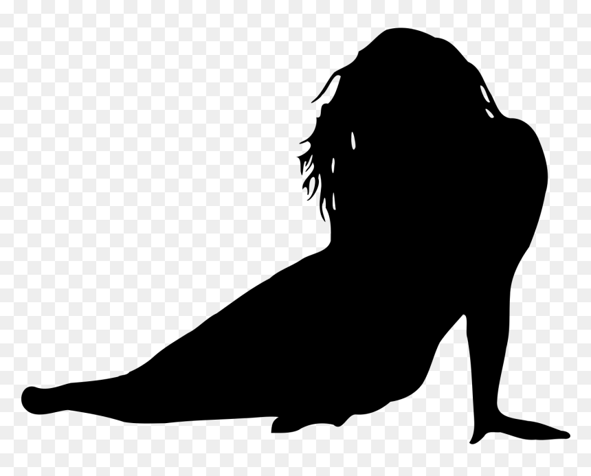Female Body Shape Silhouette Woman Clip Art - Scary Silhouette Png, Transparent Png - girl silhouette png