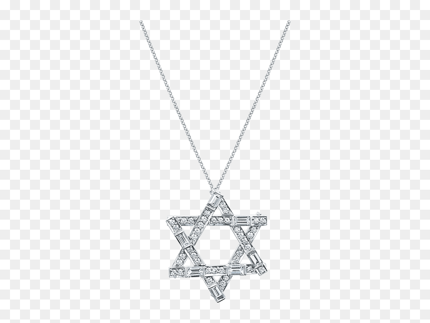 Symbols By Harry Winston, Diamond Star Of David Pendant - Locket, HD Png Download - star platinum png