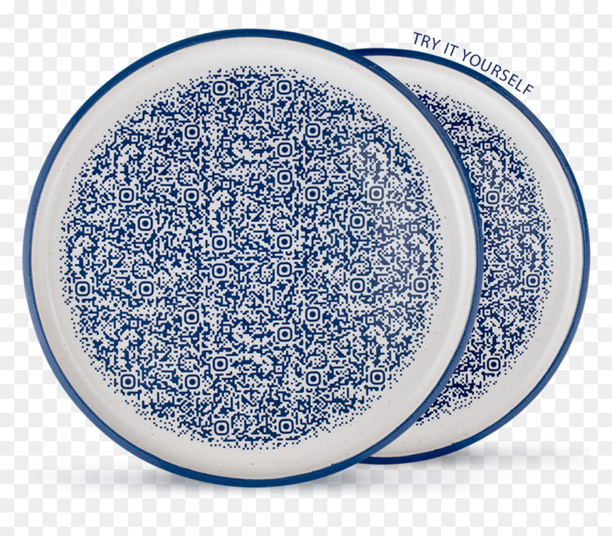 Blue And White Porcelain, HD Png Download - white plate png
