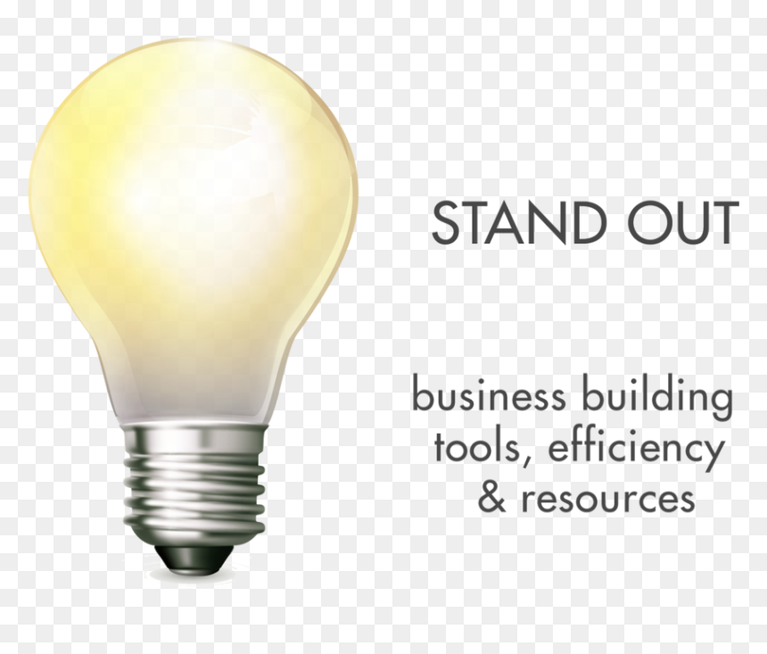 Stand Out Block - Incandescent Light Bulb, HD Png Download - block png