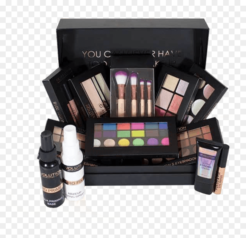 Eyeshadow Boxes Eyeshadow Boxes Eyeshadow Boxes Eyeshadow - Make Up Revolution Set, HD Png Download - eyeshadow png