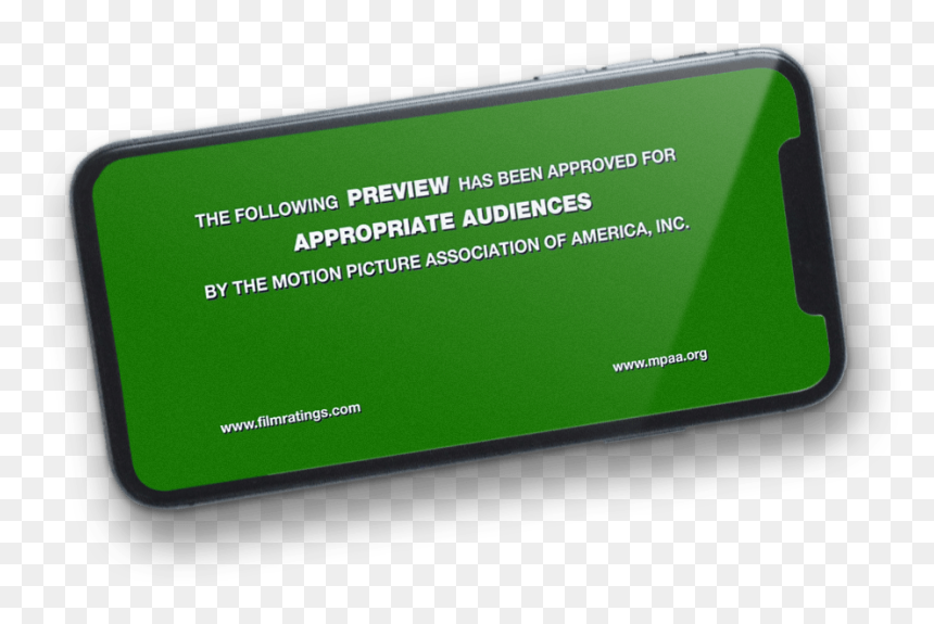 Even If You"ve Made An Award-winning Film, It Could - Following Preview Has Been Approved, HD Png Download - mpaa logo png