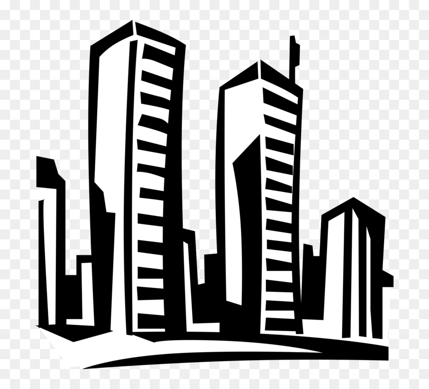 Vector Illustration Of World Trade Center Landmark - World Trade Center Twin Towers Clipart, HD Png Download - twin towers png