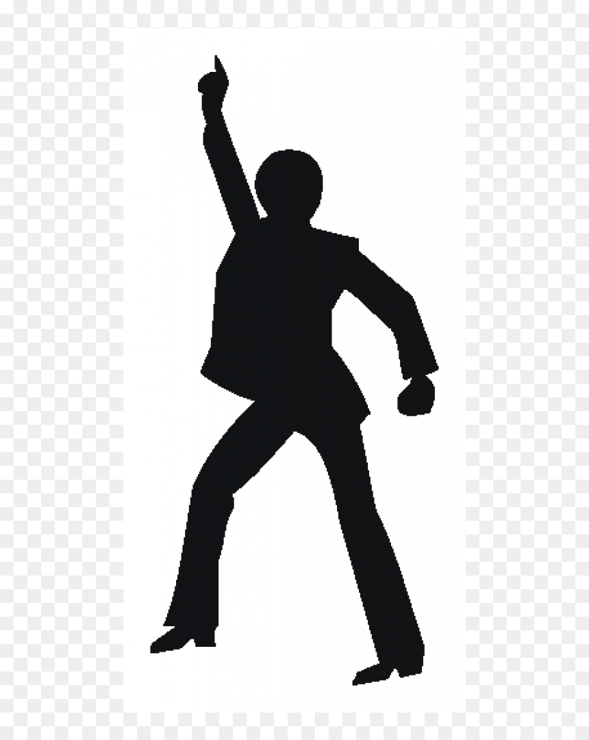 Disco Man Silhouette - Saturday Night Fever Silhouette, HD Png Download - dance silhouette png