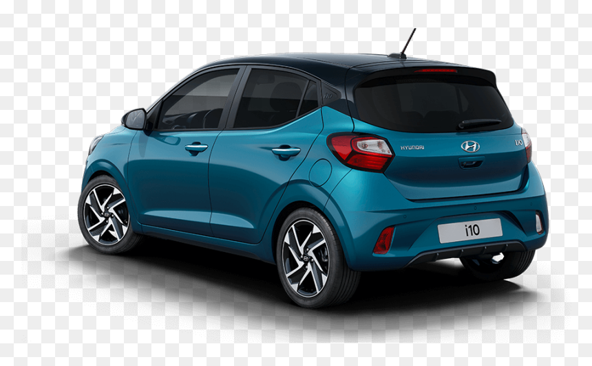 New Hyundai I10 Small City Car - Hyundai I10, HD Png Download - car rear png