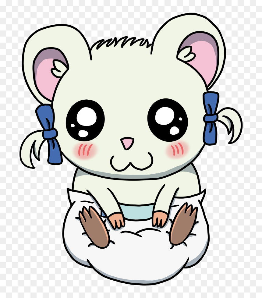 Transparent Diaper Png - Hamtaro Diapered, Png Download - diaper png
