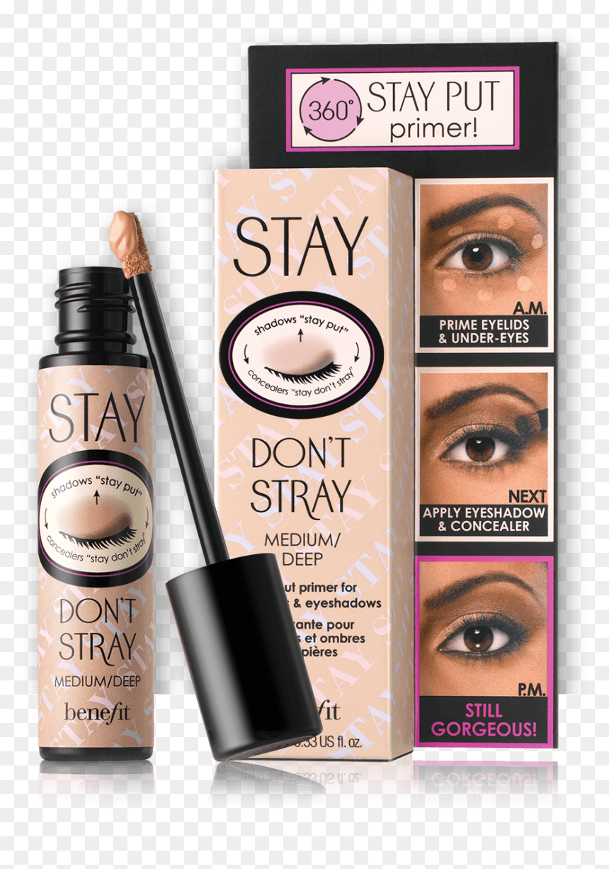 Stay Don"t Stray Eyeshadow Primer - Eye Shadow Benefit Primer, HD Png Download - eyeshadow png