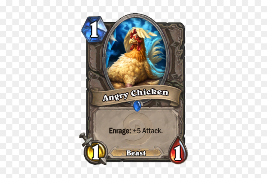 Angry Chicken Hearthstone, HD Png Download - hearthstone png
