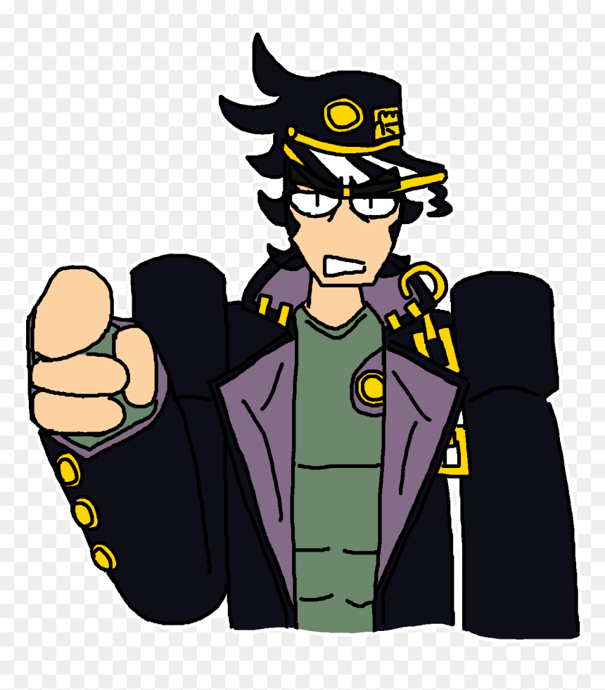 Jotaro 26/10/19 - Cartoon, HD Png Download - jotaro hat png