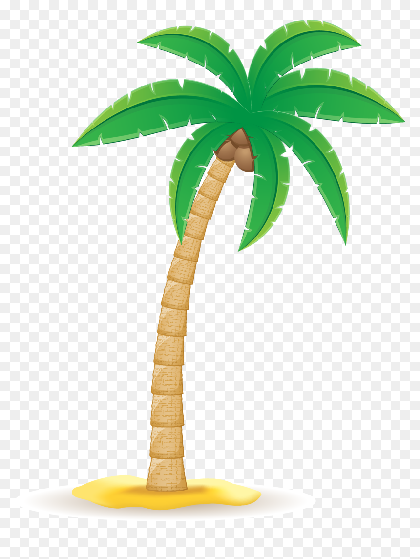 Coconut Arecaceae Clip Art - Clip Art Coconut Tree Png, Transparent Png - wood background png