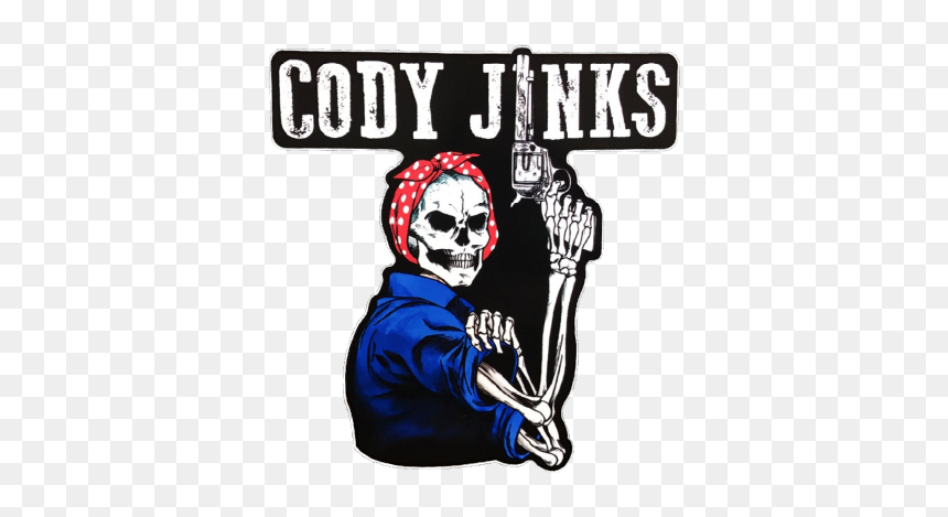 Merch - Cody Jinks Stickers, HD Png Download - rosie the riveter png