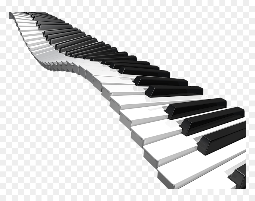 Old Set Of Piano Keys Art Png - Piano Png, Transparent Png - piano keys png