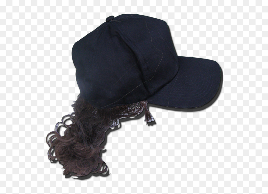 Hat With Hair Attached Men, HD Png Download - ponytail png