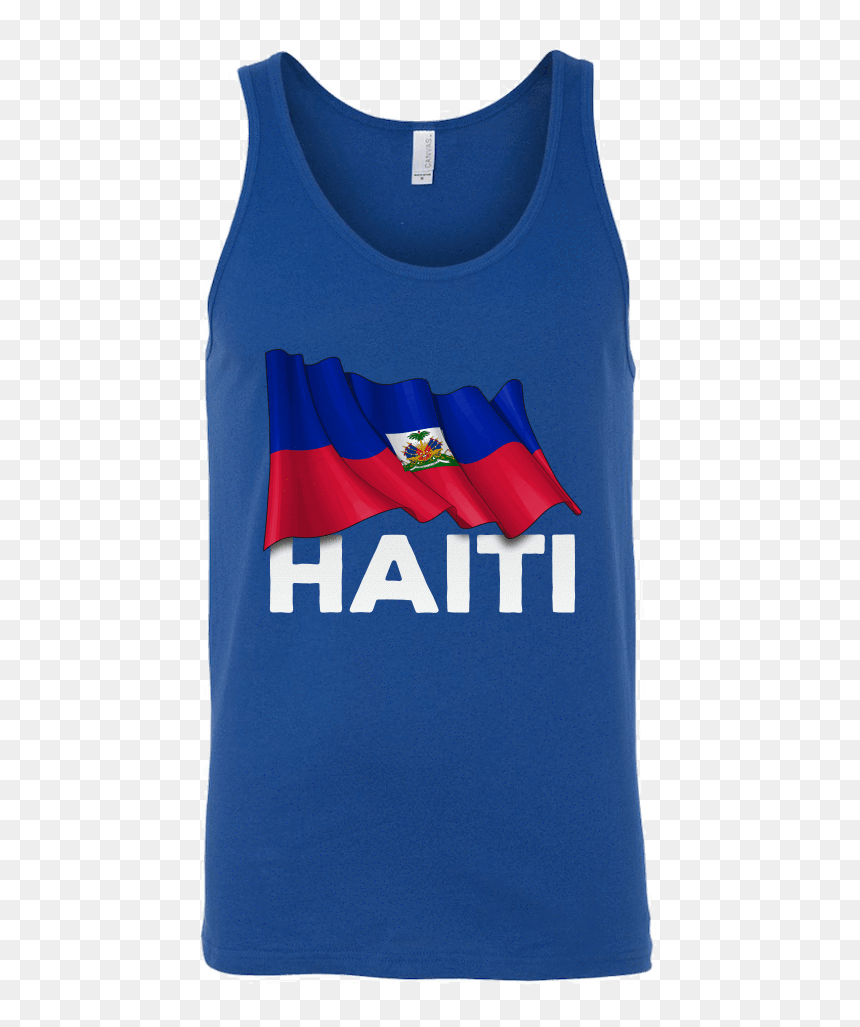 Haiti Flag Tank - Active Tank, HD Png Download - haiti flag png