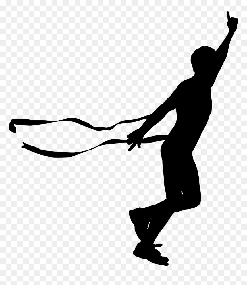 Sports Silhouette Png, Transparent Png - running silhouette png