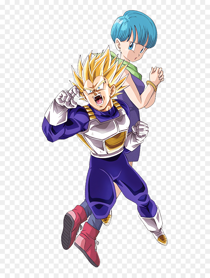 Vegeta, HD Png Download - bulma png