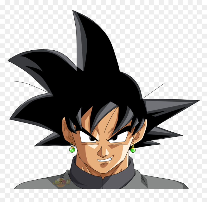 Goku Black In The Final Scene Of Dragon Ball Super - Dragon Ball Z Goku Face, HD Png Download - goku black png