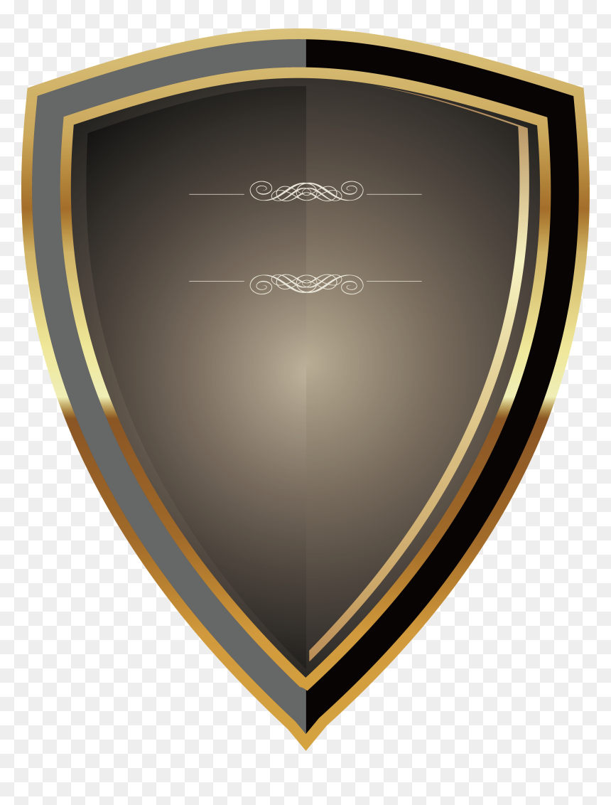 Logo Penh Phnom Shield Icon Free Frame Clipart - Shield Logo Png, Transparent Png - gold shield png