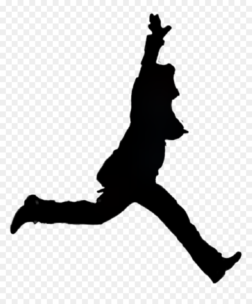 #running #run #silouette #silhouette #sihouette #silhoutte, HD Png Download - running silhouette png