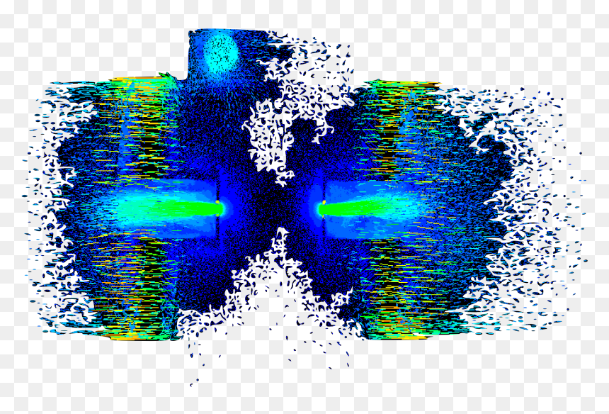 Pressure Distribution Simulation For Laser-plasma Interaction - Graphic Design, HD Png Download - blue laser png