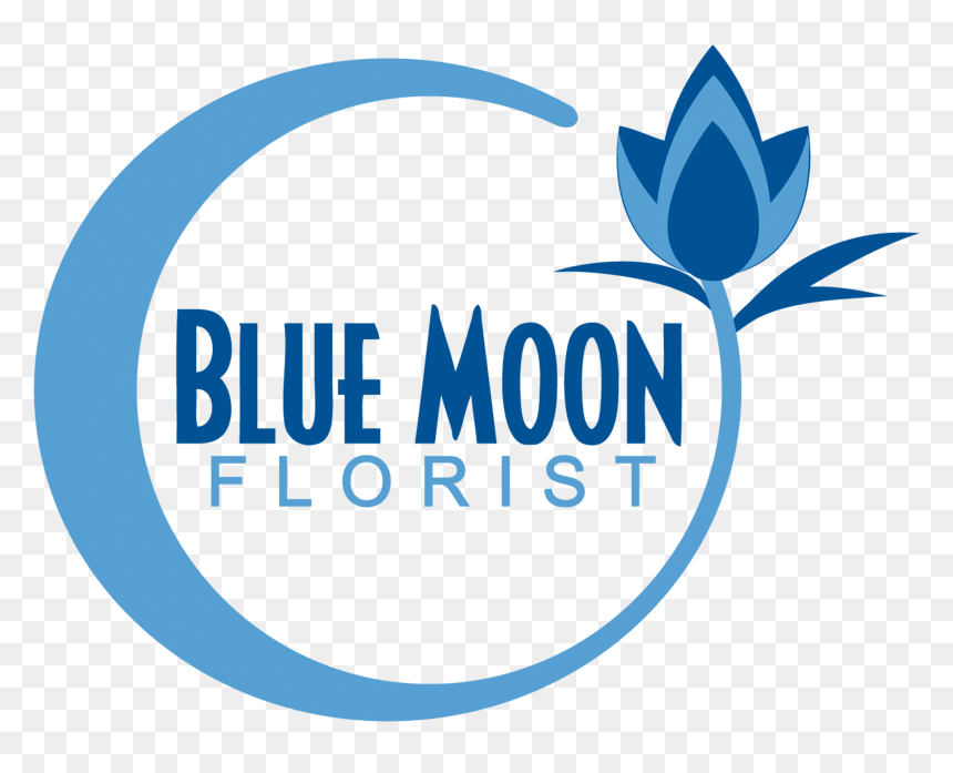 Blue Moon Florist - Graphic Design, HD Png Download - blue moon png