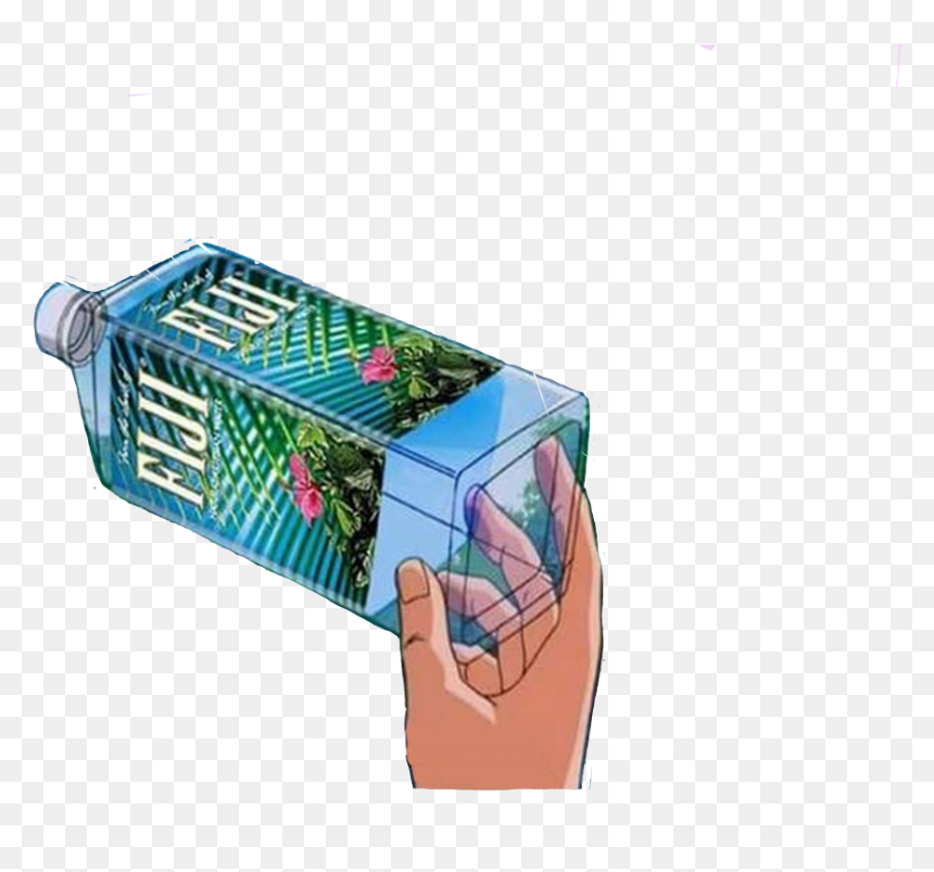 Fiji Water , Png Download - Aesthetic Vaporwave Fiji Water, Transparent Png - fiji water png