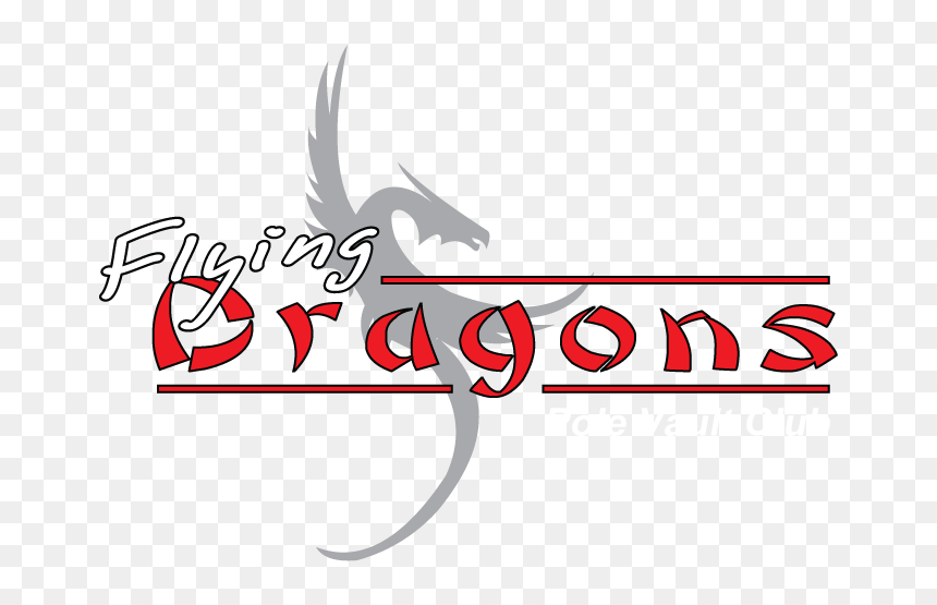 Flying Dragons Pole Vault Club, HD Png Download - skyrim dragon png