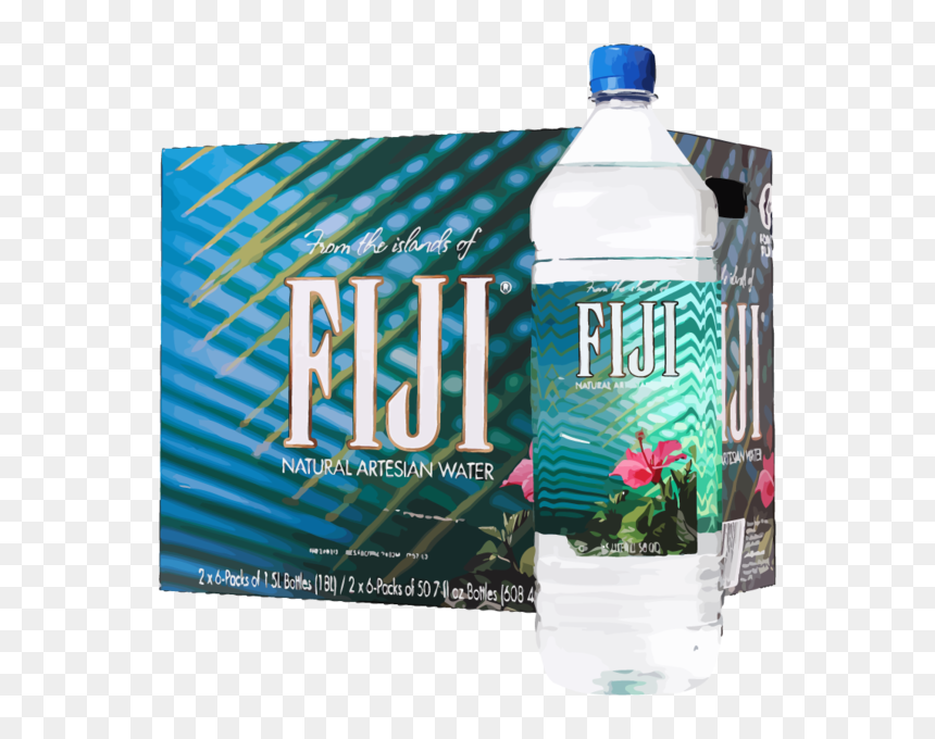 Fiji Water 24pk/16 - Bottled Water, HD Png Download - fiji water png
