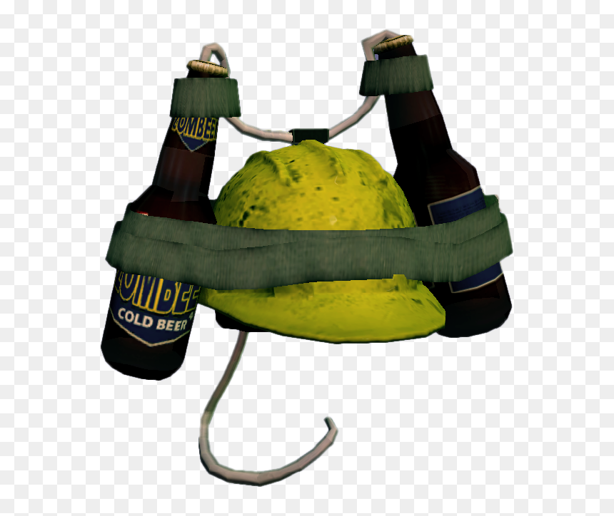 Transparent Construction Hat Png - Dead Rising Beer Hat, Png Download - construction hat png