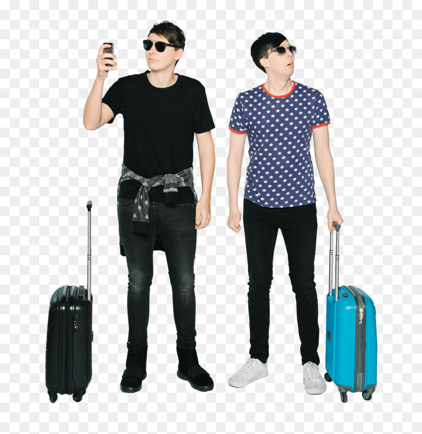 Hand Luggage, HD Png Download - dan howell png