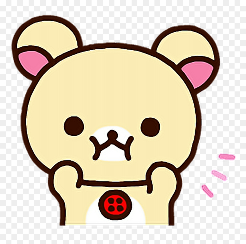 Korilakkuma Kawaii Cutie Notmine - Korilakkuma Png, Transparent Png - rilakkuma png
