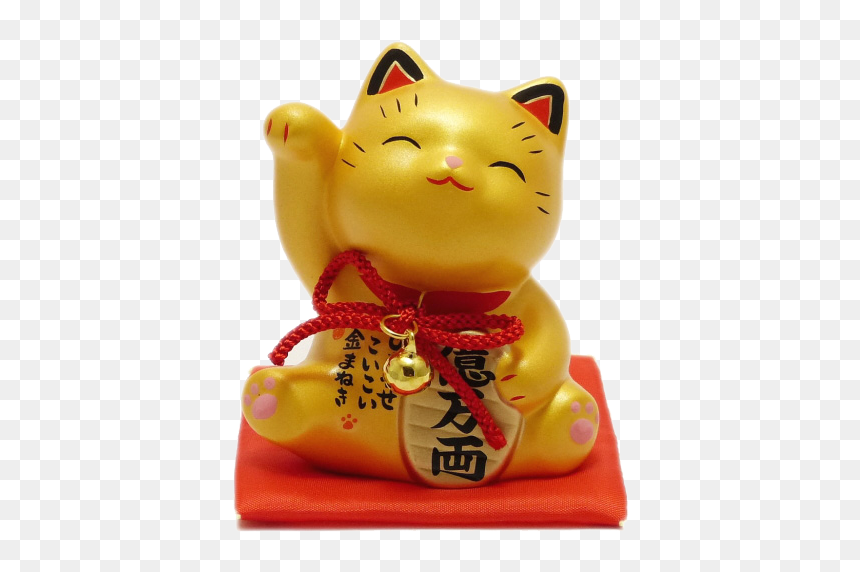 Maneki Neko Transparent Png - Maneki Neko Cat Transparent Background, Png Download - neko png