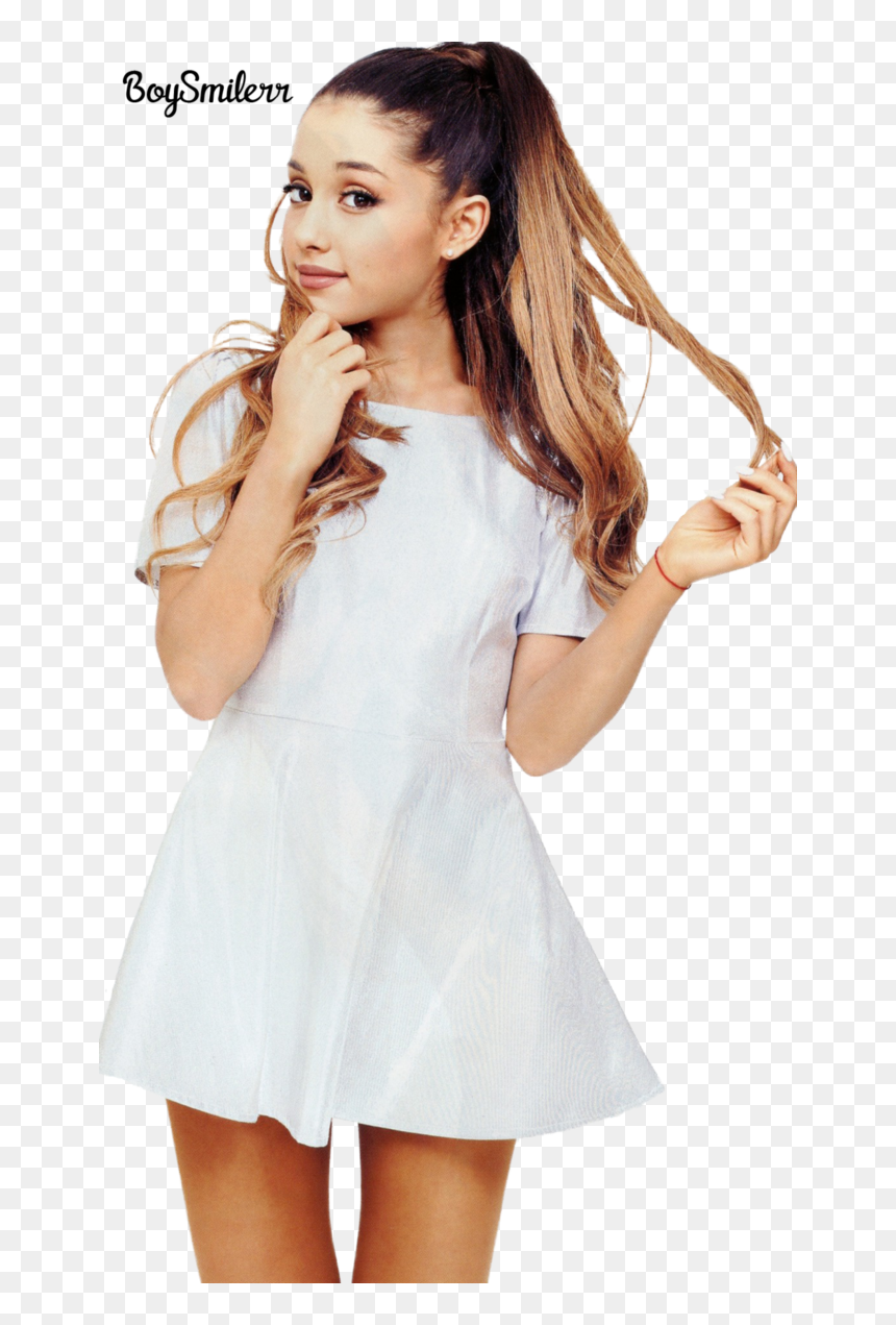 Find Out Who Your Celebrity Twin Is By Taking This - Ariana Grande In White, HD Png Download - twin towers png