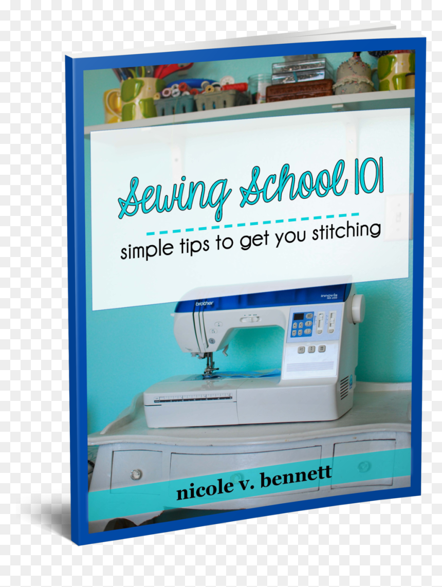 Sewing School 101 3d Cover - Machine Tool, HD Png Download - stitching png