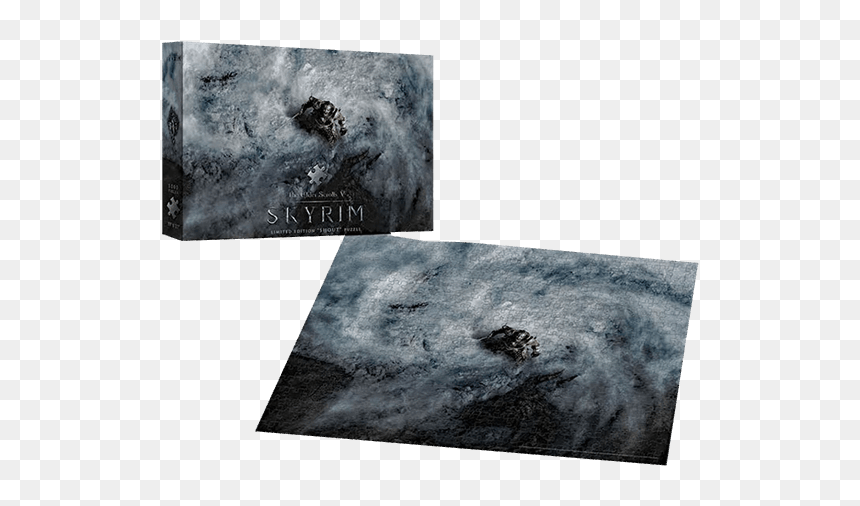 Skyrim Jigsaw Puzzle, HD Png Download - skyrim dragon png