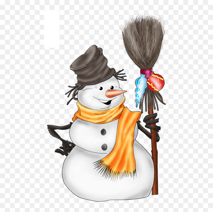 Chirstmas Clip Art Of Snowman - Clipart Draw Snowman, HD Png Download - frosty the snowman png