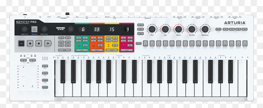 Arturia Keystep Pro Review, HD Png Download - piano keys png