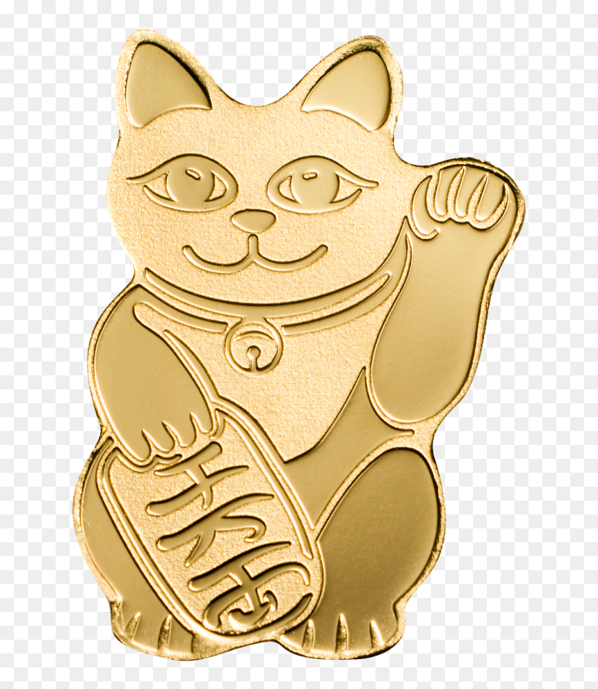 Golden Maneki Neko , Png Download - 招財 貓 金幣, Transparent Png - neko png