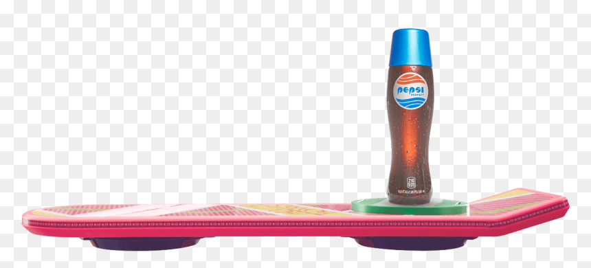 Hoverboard From Back To The Future Png - 1989 Back To The Future Pepsi Bottle, Transparent Png - back to the future png