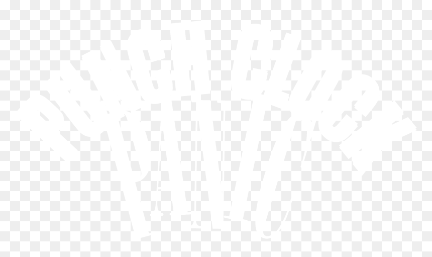 Punch Clock Panic Logo Black And White - Poster, HD Png Download - white twitter png