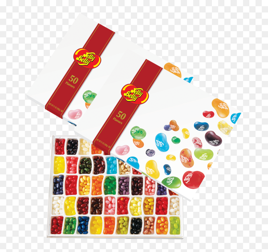Jelly Belly 50 Flavor Gift Box, HD Png Download - bean boozled png