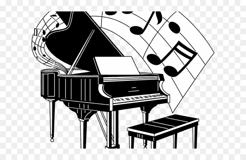 Piano Clipart, HD Png Download - piano keys png