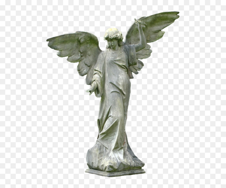 Statue Angels Cemetery - Angels Statue For Cemetery, HD Png Download - vaporwave statue png
