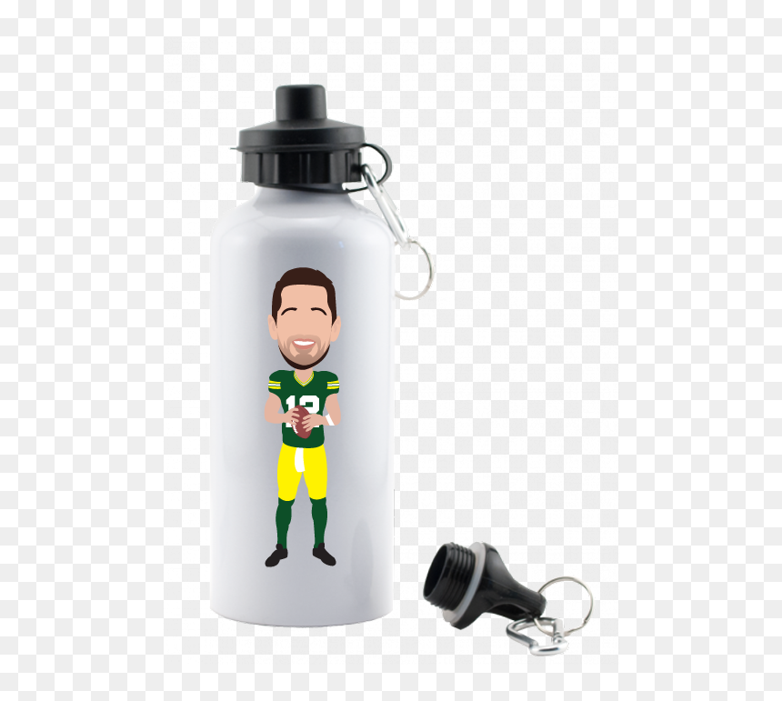 Free Blank Water Bottle, HD Png Download - aaron rodgers png