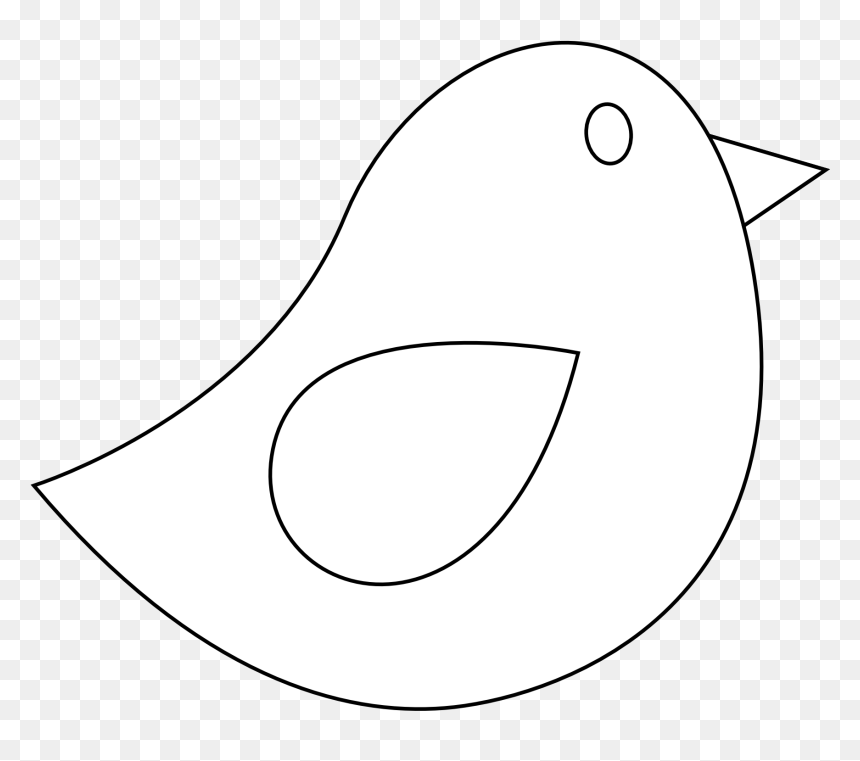 Clip Art Twitter Bird Tweet Tweet 56 Clipartist - Circle, HD Png Download - white twitter png