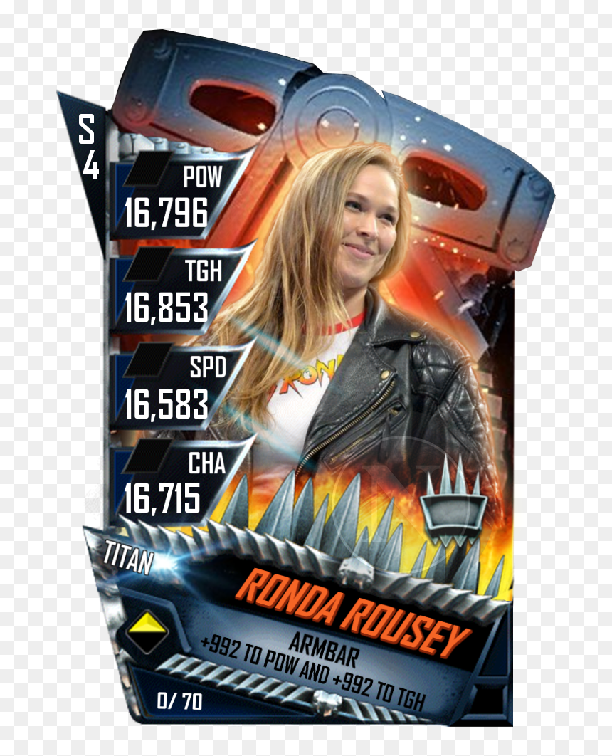 Wwe Supercard Ronda Rousey , Png Download - Wwe Supercard Halloween 2019, Transparent Png - ronda rousey png